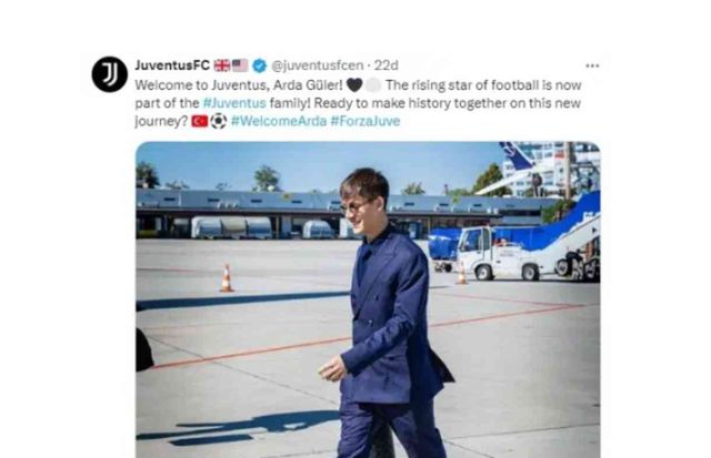 Arda Güler Juventus'a mı gidiyor? Juventus Arda Güler paylaşımı ne?