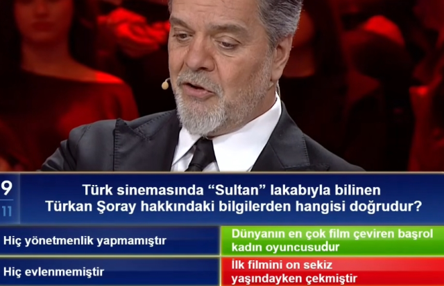Türkan Şoray hiç yönetmenlik yapı mı, hiç evlenmedi mi, dünyanın en çok film çeviren başrol kadın oyuncusu mu, ilk filmini onsekiz yaşında mı çekti?