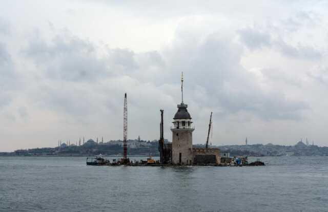 Mayıs ayında açılması planlanıyor! Kız Kulesi'nin son hali böyle görüntülendi