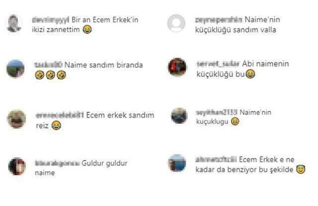 Oyuncu Onur Buldu çocukluk fotoğrafını paylaştı, her gören partneri Ecem Erkek'e benzetti