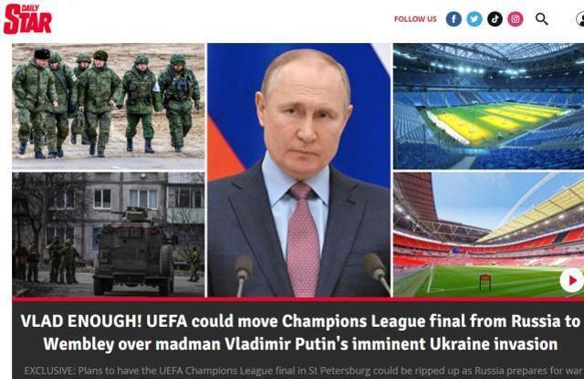 Rusya ve Ukrayna gerilimi futbolu kötü salladı! Şampiyonlar Ligi finali tehlikede