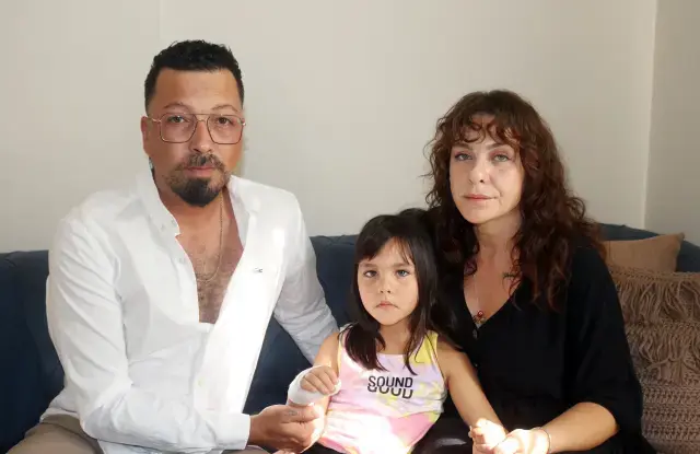 Hastanede tedavi gören Mavi'nin görüntüsü