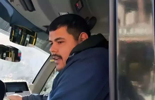 Yazılan cezaya sinirlenen şoför hatada ısrar etti