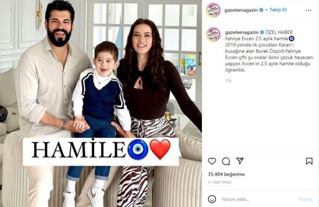 Fahriye Evcen hamile mi? Fahriye Evcen ve Burak Özçivit çiftinin ikinci çocuğu mu olacak? Fahriye Evcen'in ikinci çocuk heyecanı!