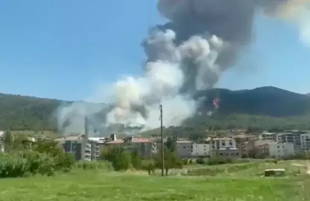 Çanakkale'de orman yangını! Alevler hızlı ilerliyor, tahliyeler başladı