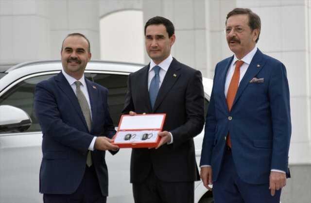 Türkmenistan'a Togg Otomobilleri Teslim Edildi