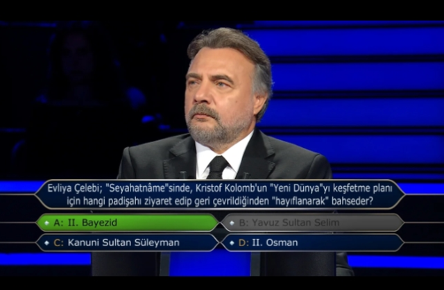 Evliya Çelebi; 'Seyahatnâme'sinde, Kristof Kolomb'un 'Yeni Dünya'yı keşfetme planı için hangi padişahı ziyaret edip geri çevrildiğinden ' ...