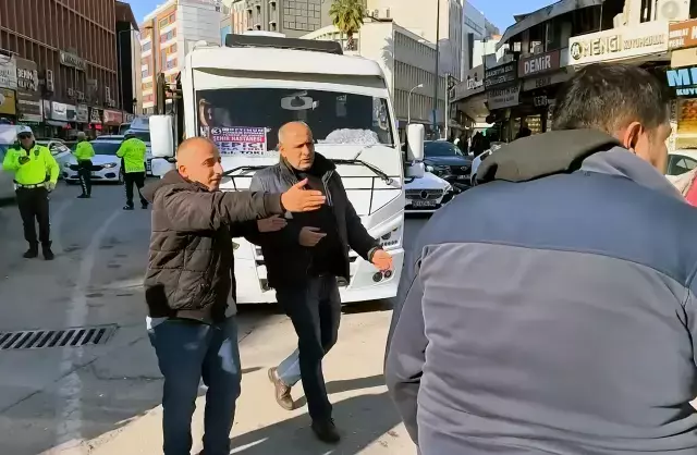 Yazılan cezaya sinirlenen şoför hatada ısrar etti