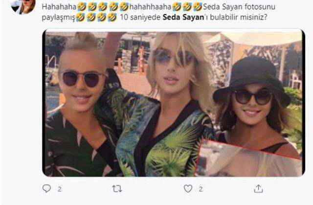 Seda Sayan'ın paylaştığı fotoşoplu fotoğrafla takipçilerini güldürdü