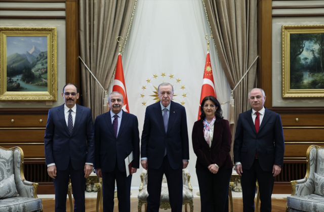 Cumhurbaşkanı Erdoğan'la görüşen DEM Parti'den açıklama