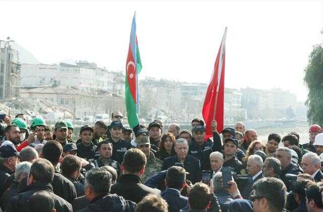 Cumhurbaşkanı Erdoğan ve MHP lideri Bahçeli deprem bölgesinde