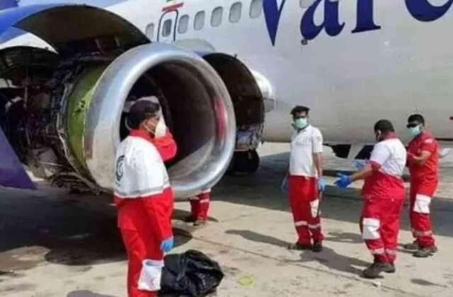 İran'da korkunç havaalanı kazası: Uçak motoru, tamir sırasında teknisyeni yuttu