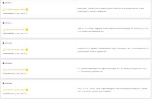 AYEDAŞ ELEKTRİK KESİNTİSİ | Ümraniye'de elektrikler ne zaman gelecek?