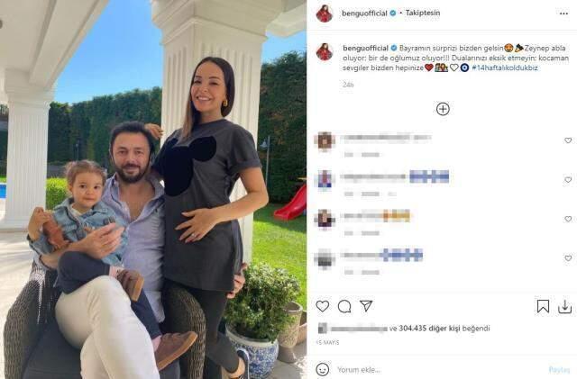 Ünlü şarkıcı Bengü, ikinci kez anne oldu