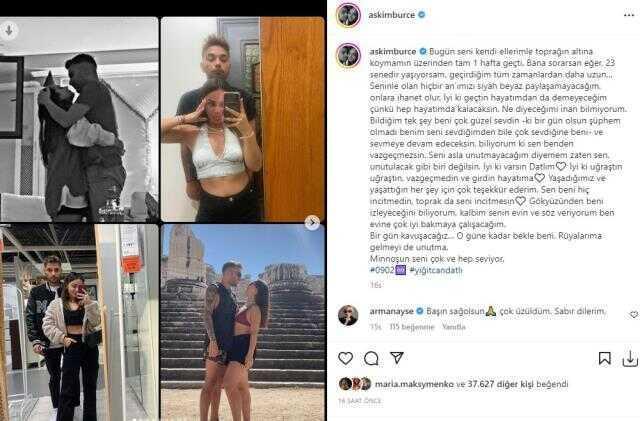 Depremde sevgilisini kaybeden eski Survivor yarışmacısı Aşkım Burçe Tunay'dan duygulandıran paylaşım: Toprak seni incitmesin