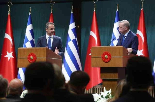 Kritik görüşme sonrası kamera karşısına geçen Erdoğan ve Miçotakis: Terör örgütlerine bölgemizde yer olmadığına mutabıkız