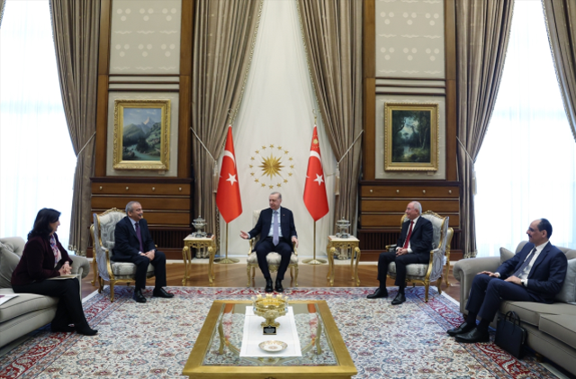 Cumhurbaşkanı Erdoğan'la görüşen DEM Parti'den açıklama