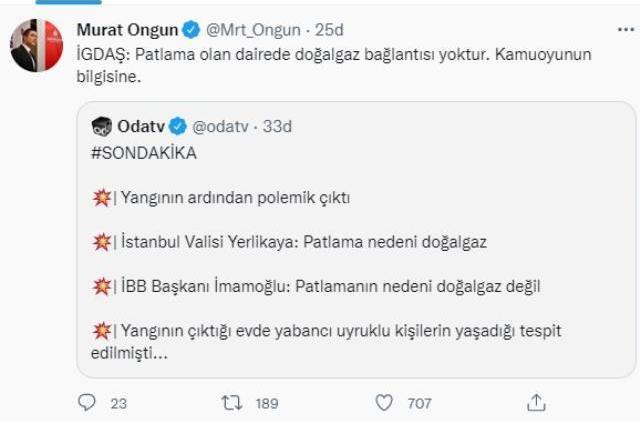 İmamoğlu'ndan Kadıköy'deki patlamayla ilgili Vali Yerlikaya'ya yanıt: Doğal gaz kaynaklı değil