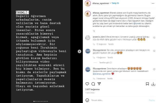 Paylaştığı doğum günü videosuyla işinden olduğu iddia edilen Dilara Öğretmen'le ilgili kurumdan açıklama