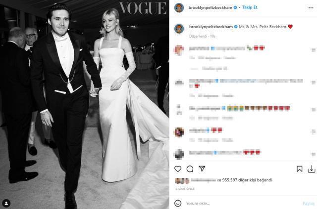 Düğün sonrası kriz çıktı! Kayınvalide Victoria Beckham, paylaşımında eşinin soyadını alan oğlunun yeni soyadını kullanmadı