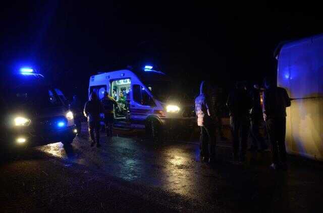 Kastamonu'da yolcu otobüsü devrildi: 30 yaralı