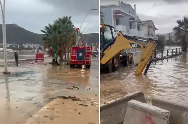 Cadde ve sokaklarda oluşan su birikintileri