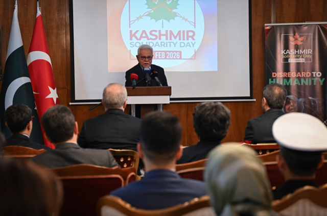 Ankara'da Keşmir Dayanışma Günü dolayısıyla program düzenlendi