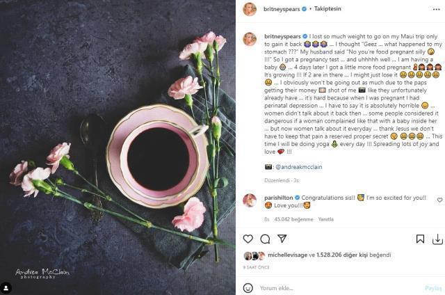Britney Spears üçüncü çocuğuna hamile olduğunu açıkladı