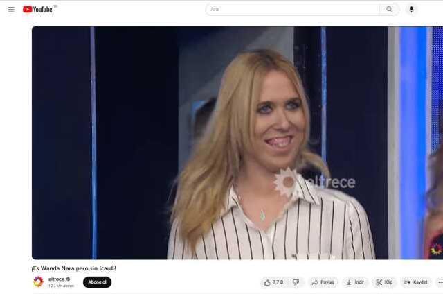 Fotoğrafın Wanda Nara'nın estetiksiz halini gösterdiği iddiası