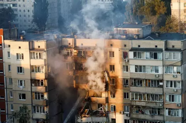 Ukrayna hükümet binası dron saldırısına uğradı