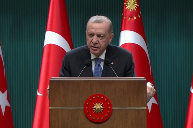 Cumhurbaşkanı Erdoğan Kabine sonrası konuşuyor
