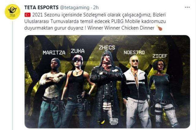 TETA Esports PUBG Mobile kadrosunu duyurdu!