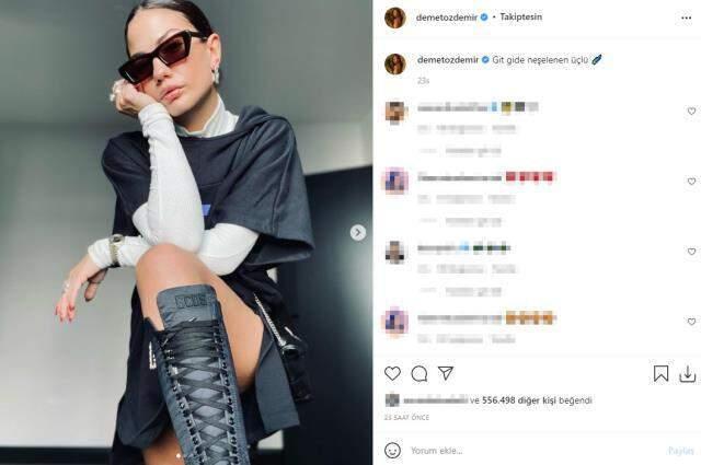 Demet Özdemir, günlük kombiniyle pozlar verdi, çanta ve çizmesinin fiyatı dudak uçuklattı