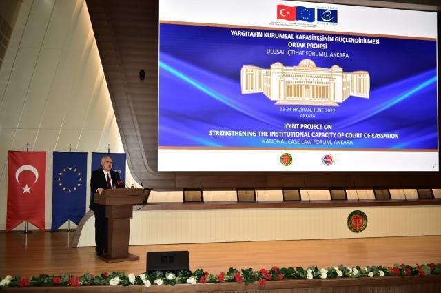 Yargıtayın Kurumsal Kapasitesinin Güçlendirilmesi Projesi Kapsamında 'Ankara Ulusal İçtihat Forumu' Başladı