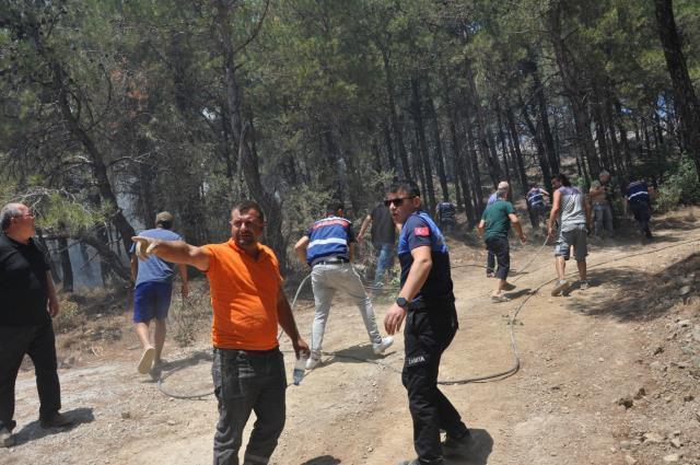 Son Dakika: Datça'da orman yangını! Alevler eve sıçradı, bölge tahliye ediliyor