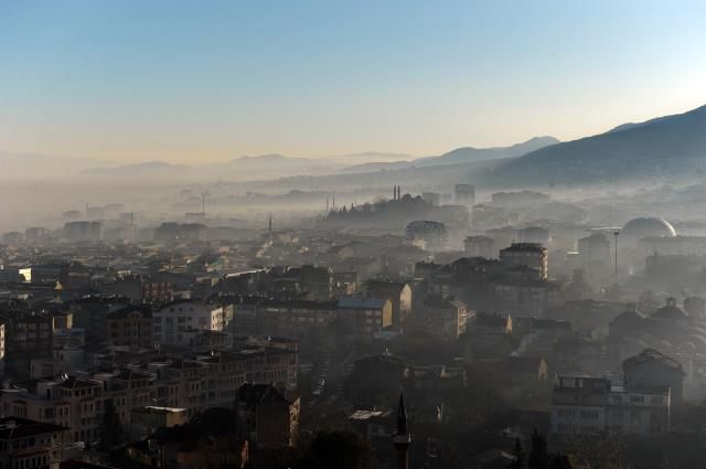 Bursa hava kirliğinde birinci sırada