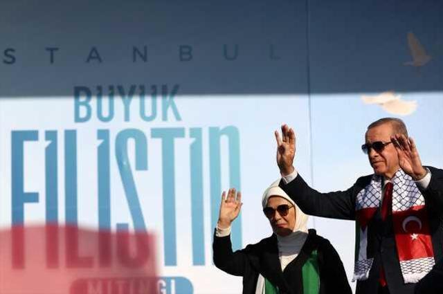 Büyük Filistin Mitingi'nde Cumhurbaşkanı Erdoğan'dan İsrail'e gözdağı: Bir gece ansızın gelebiliriz