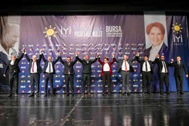 İYİ Parti, Bursa'da büyükşehir ve ilçe belediye başkan adaylarını açıkladı