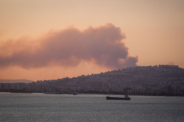 İzmir'de yine orman yangını
