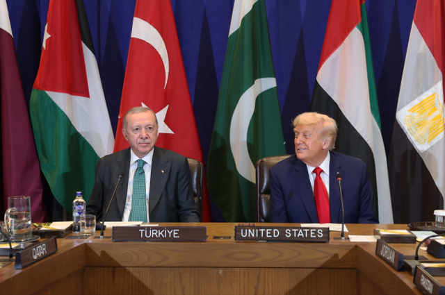 Trump ve Erdoğan BM zirvesinde yan yana