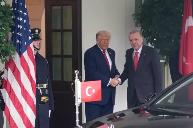 Beyaz Saray'da Erdoğan ve Trump bir arada