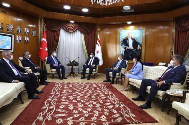 Azerbaycan Milli Meclisi'nden bir heyet ilk kez KKTC'de resmi temaslarda bulundu
