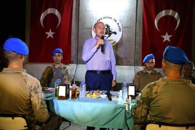 Cumhurbaşkanı Erdoğan, Bakan Soylu aracılığıyla Cudi Dağı'ndaki askerin bayramını kutladı