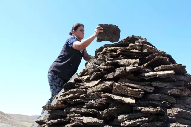 Ne doğal gaz ne kömür hiçbiri onun yerini tutmuyor! Köylünün vazgeçilmez yakıtı hala tezek