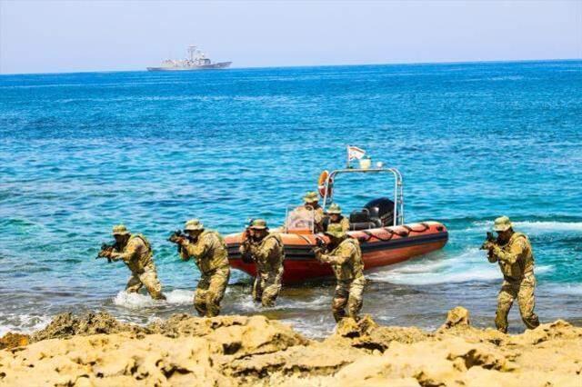 KKTC'deki Şehit Yüzbaşı Cengiz Topel Akdeniz Fırtınası Tatbikatı sona erdi