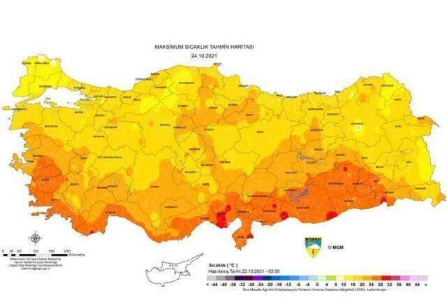 Meteoroloji haritaları paylaştı! Bugün 2-4 derece artacak sıcaklıklar pazar akşamından itibaren ciddi şekilde düşecek