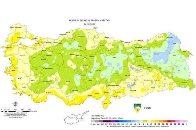 Meteoroloji haritaları paylaştı! Bugün 2-4 derece artacak sıcaklıklar pazar akşamından itibaren ciddi şekilde düşecek