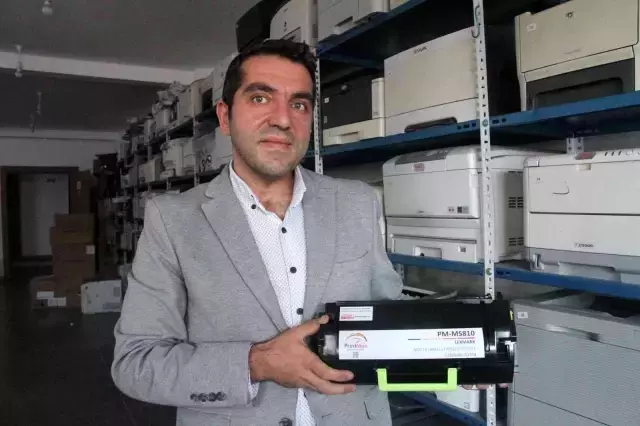 Devletten aldığı destekle fabrikatör oldu! 3.200 liraya ithal edilen toneri, yerli üretimle 690 liraya satıyor