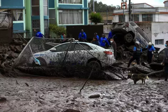 Görüntüler çok vahim! Ekvador'daki selde can kaybı 24'e yükseldi
