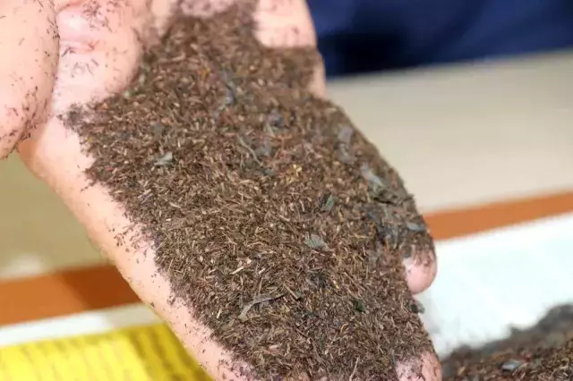 Zabıta ekipleri gelen ihbarı değerlendirdi, sahte çay paketlerinden talaş çıktı